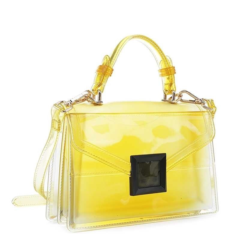 designer clear crossbody bag